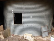 75T circular grain bin, sold in situ, to be dismantled & removed by Friday 21st October 2016