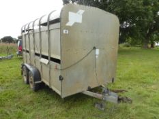 Ifor Williams livestock trailer, 12 ' long on 16' wheels