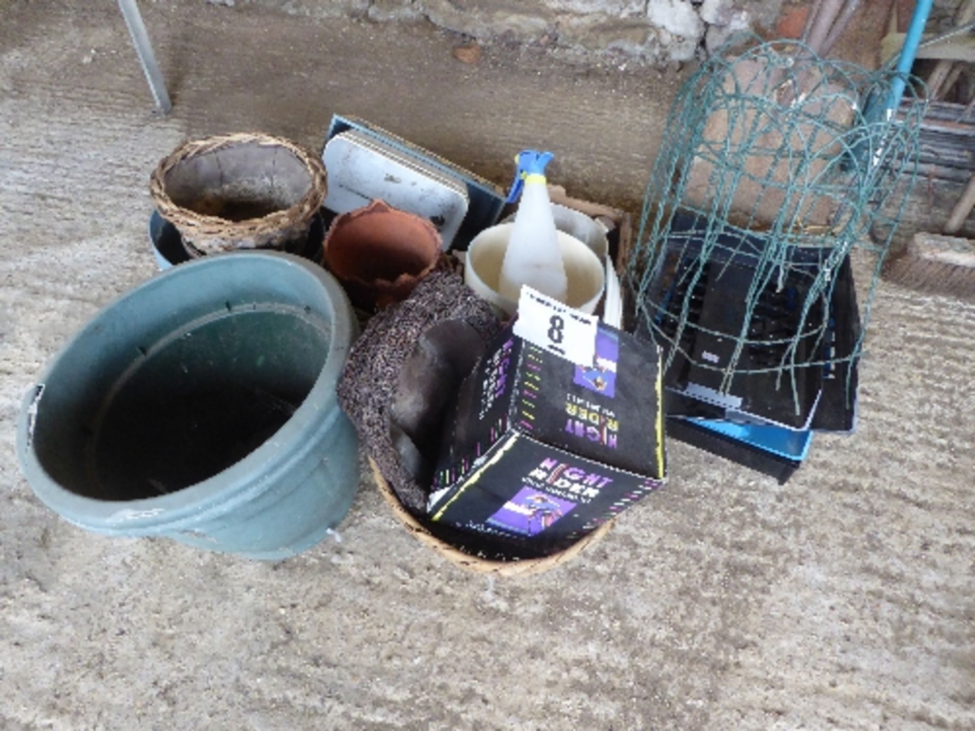 Various plant pots