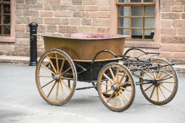 FOUR-WHEELED GOVERNESS CAR - Built by Peter Petersen of Aalborg, Denmark circa 1910 to suit a 13