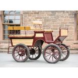 WAGONETTE - Built by Voitures Robert et Fils, Quebec, Canada; the body and undercarriage are painted