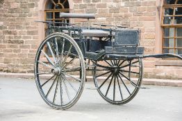 NORFOLK CART - Built by J.C. Beadle of Dartford to suit 15.2 to 16.2 hh; painted blue with light