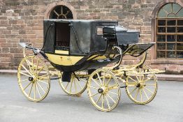 C-SPRING LANDAU - Built by Turrill & Sons, Ltd., finished in pale yellow and black with black