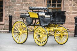 SPIDER PHAETON - Built by J. A. Lawton circa 1880 to suit 14 to 15.2 hh, single or pair; in a show