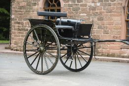 RALLI CAR - Built by Slye of Dublin, painted black with yellow lining. On 16-spoke warner wheels