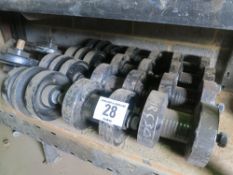 Fuel set track rollers and idlers to suit Yanmar C30R tracked dumper