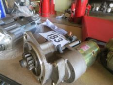 12v starter motor to suit Thwaites 3 tonne swivel dumper, 373, with Yanmar engine