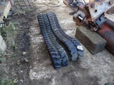 Pr of 2 tonne excavator tracks, new
