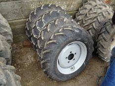 4 skiploader wheels