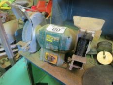 Record double ended bench grinder