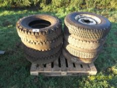 Pallet of mixed tyres & wheels