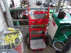 2 fire extinguisher trollies