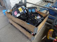 Pallet of junction boxes