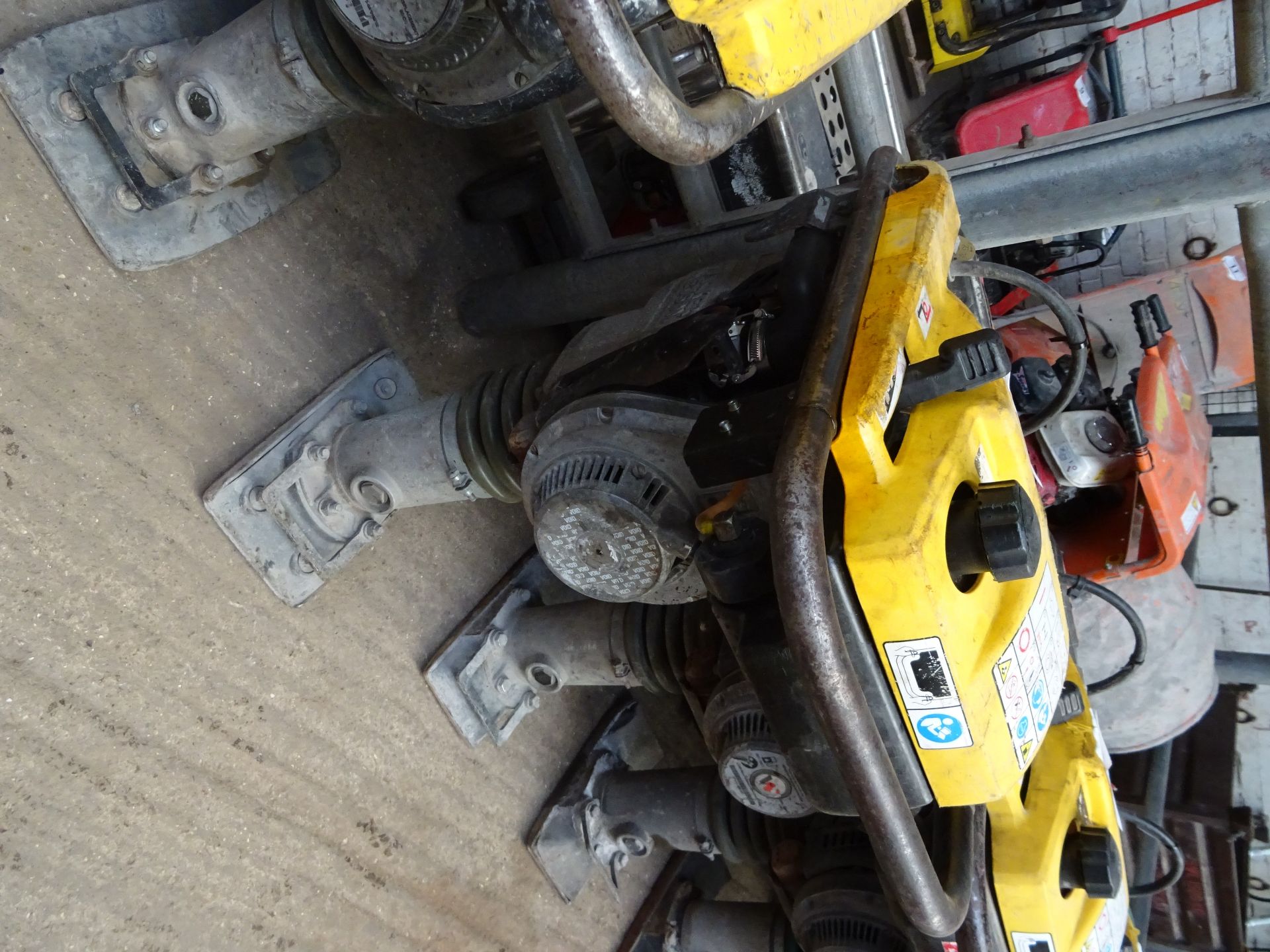 Yellow top upright rammer