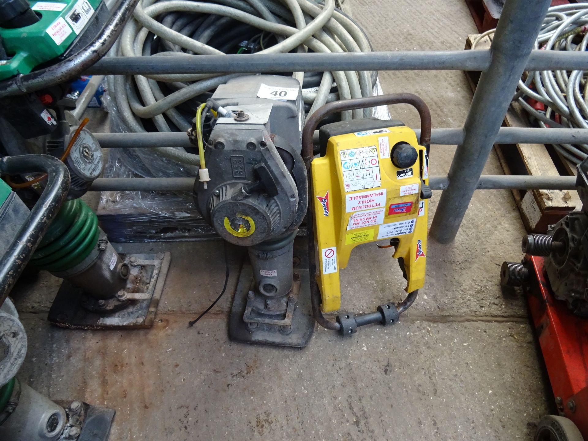 Yellow top upright rammer