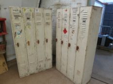 Clothes lockers, 2 x 4