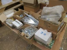 Quantity of assorted of restrictors, finger and dog bolts by Winkhaus, PN, Fix, Code and others
