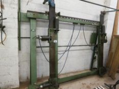 Maweg pneumatic frame press, 2400mm x 1800mm. SN. PMA7312095