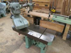 Wadkin EQ Spindle moulder with feed. EQ3828. Test: 84102