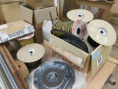 Assorted glazing tapes and packers