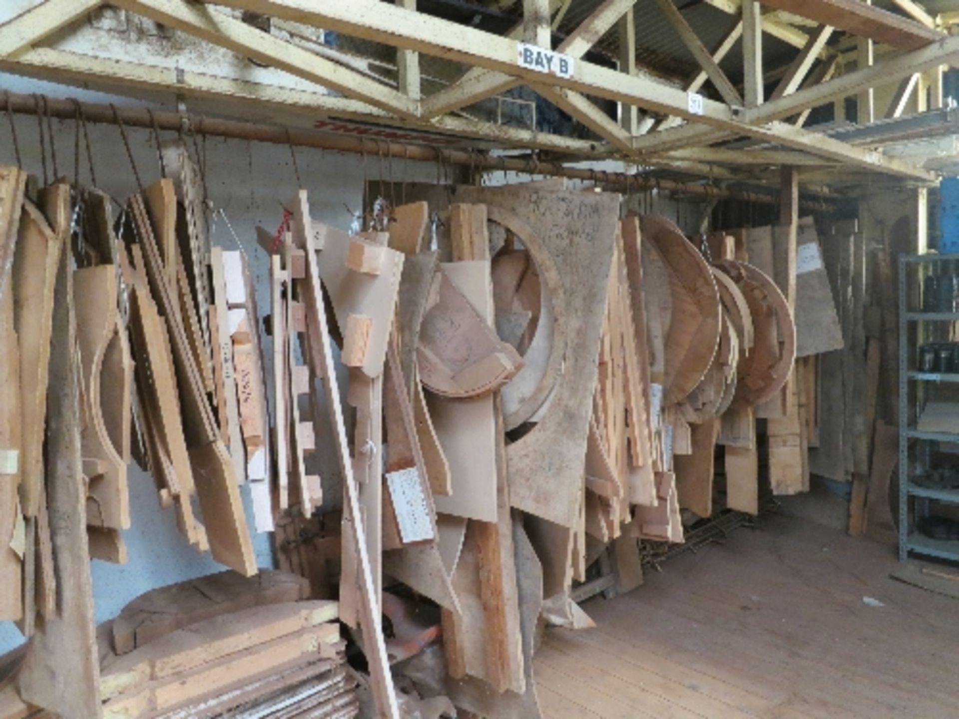 Quantity of wooden patterns and formers