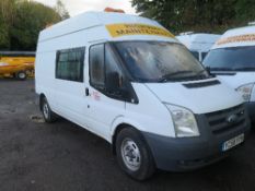 Ford Transit 140 T350L RWD panel van (2008)Registration No: YC58 YYH 2402cc, diesel, MOT until 17.