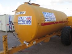 1,000 gallon single axle dust suppression water bowser 11209