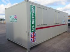 24ft x 9ft office/toilet/canteen unit with Lombardini generator 12161