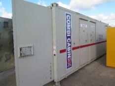 24ft x 9ft office/ toilet, canteen unit with Lombardini generator11974