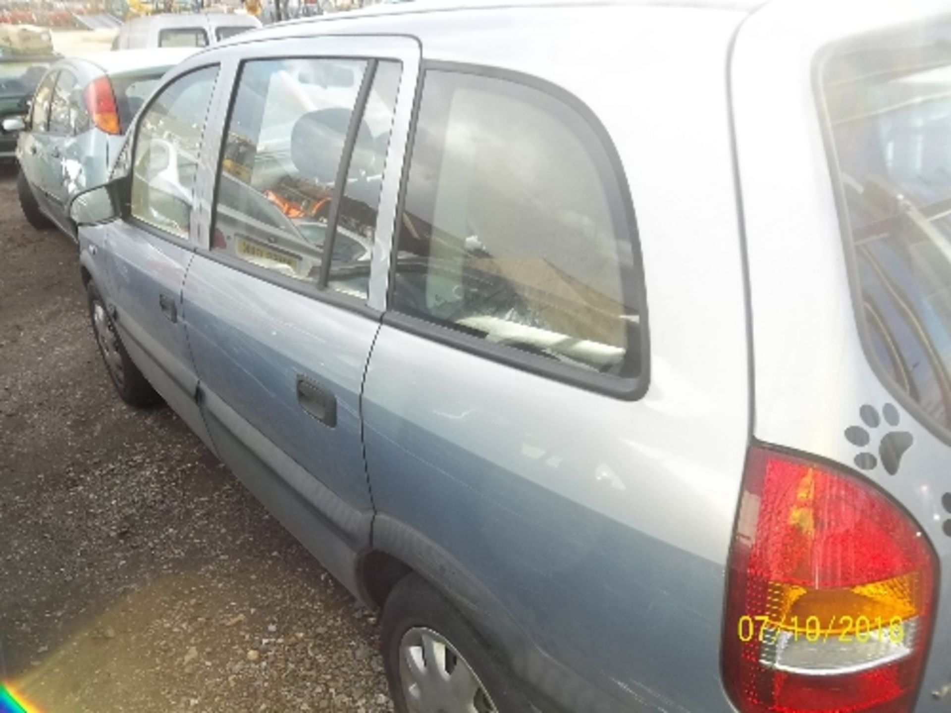 Vauxhall Zafira 16V Club - AY02 BWK Date of registration: 02.03.2002 1598cc, petrol, manual, grey - Image 4 of 4