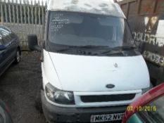 Ford Transit 280 MWB TD - MK52 NVDDate of registration: 27.09.20021998cc, diesel, whiteOdometer