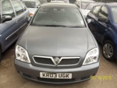 Vauxhall Vectra Elegance 16V - KR03 UGKDate of registration: 12.06.20031796cc, petrol, manual,
