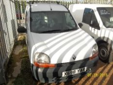 Renault Kangoo 665 1.9D Car derived van - X698 YARDate of registration: 01.09.20001870cc, diesel,