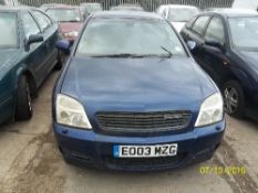 Vauxhall Vectra GSI V6 - EO03 MZG Date of registration: 21.03.2003 3175cc, petrol, manual, blue