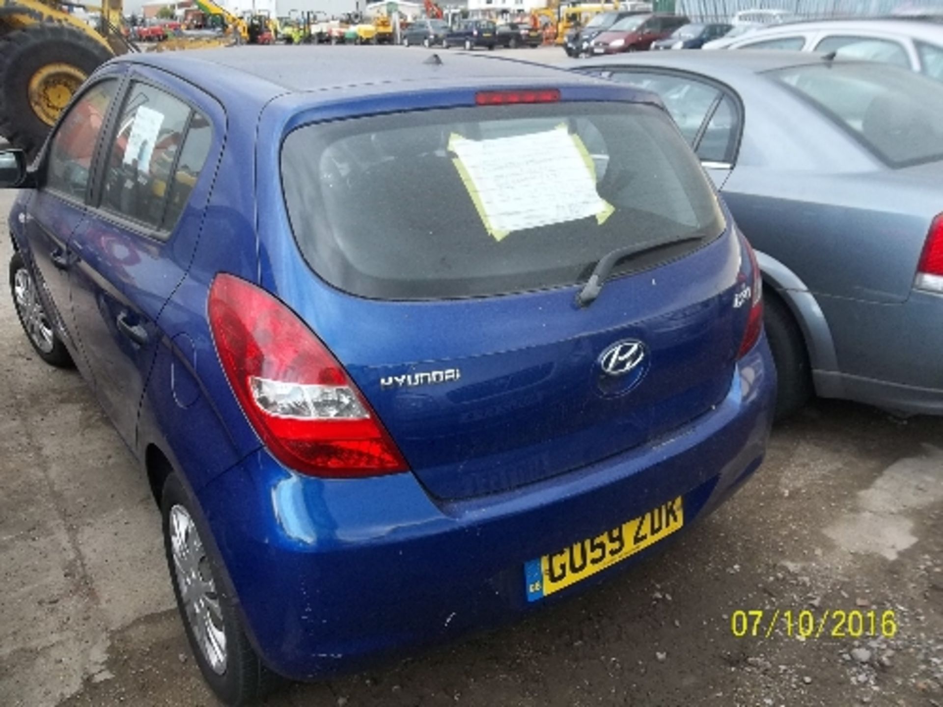 Hyundai 120 Classic - GU59 ZDK Date of registration: 14.09.2009 1248cc, petrol, manual, blue - Image 3 of 4