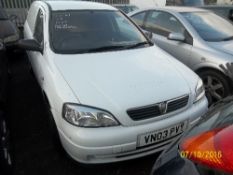 Vauxhall Astra Envoy DTI Car derived van - VN03 PVYDate of registration: 16.05.20031686cc, diesel,