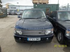 Land Rover Range Rover Vogue V8 - CF53 OMXDate of registration: 30.01.20044398cc, petrol, 5 speed