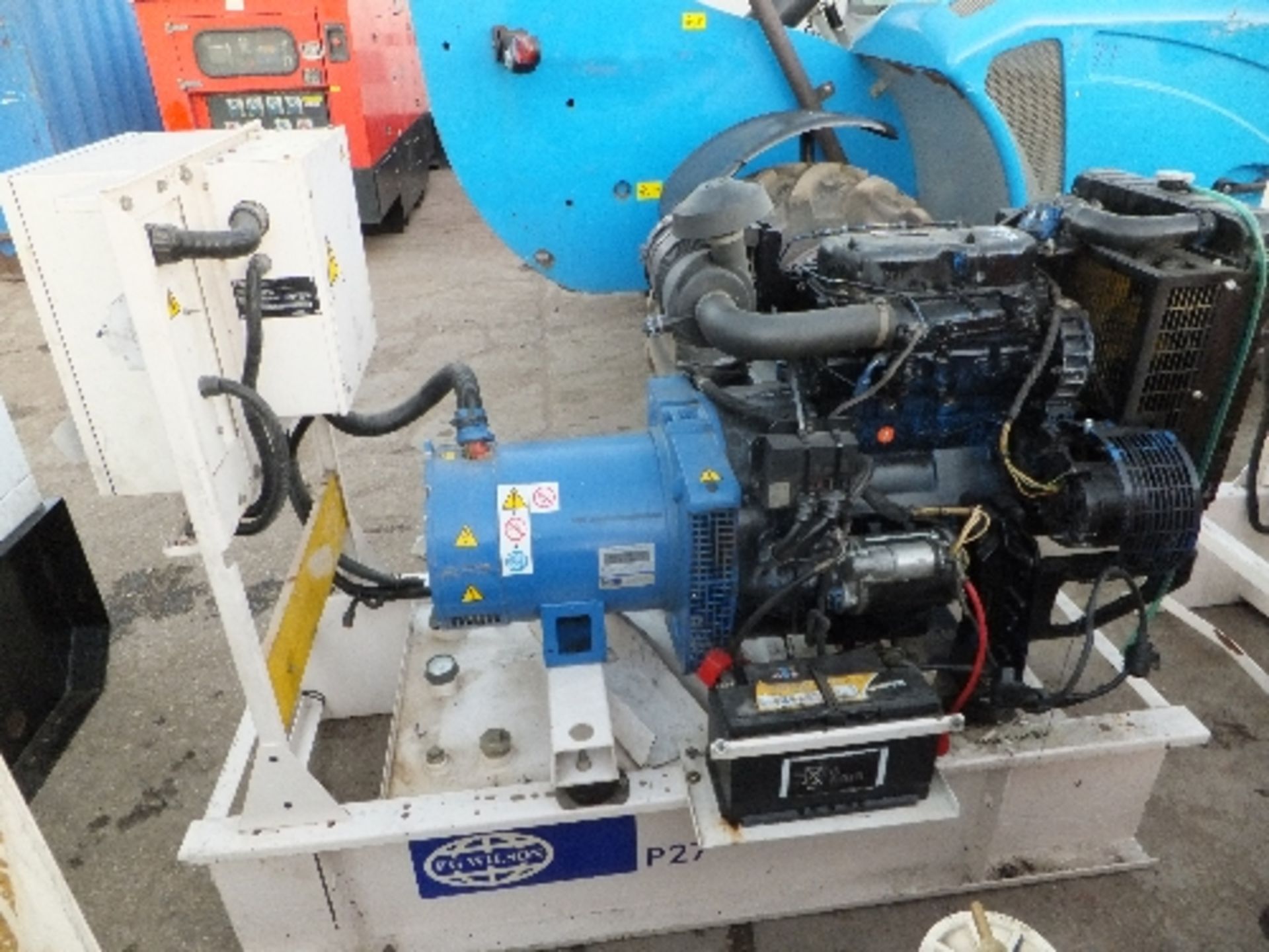 FG Wilson 27kva open set generator This lot is sold on instruction of Speedy