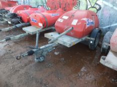 Western single axle poly water bowser DPB72361