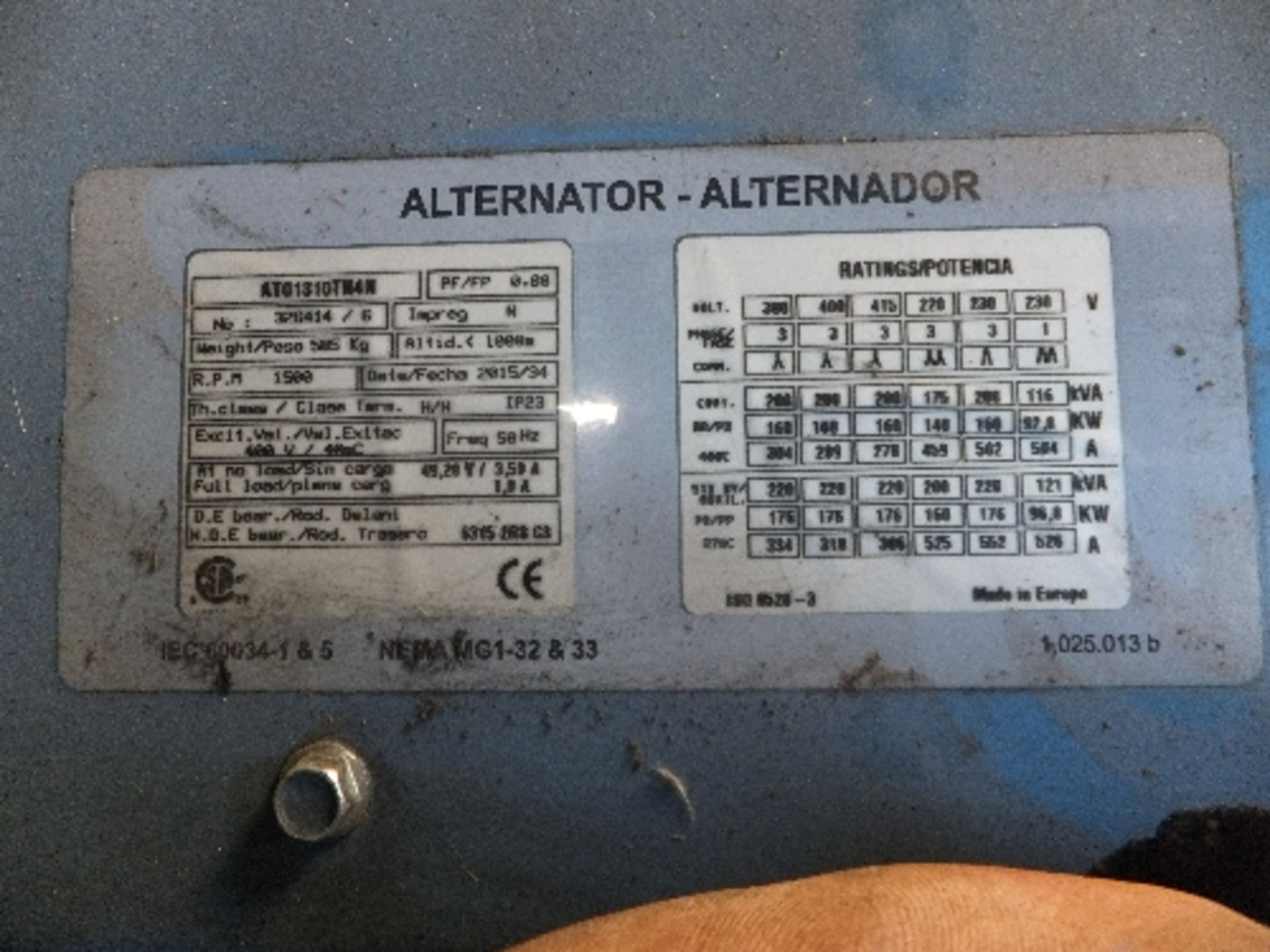 This lot is sold on instruction of Aldermore Bank SDMO J220C2 generator (2015) 551 hrs RMP SN - - Image 12 of 12