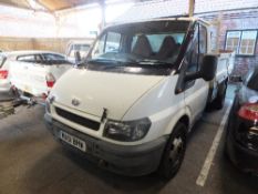 Ford Transit 350 tipping truck, 2400cc, diesel Date of registration:1.10.2001  Reg No:   MA51 BHW