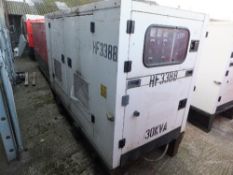 FG Wilson 30kva generator 8491 hrs This lot is sold on instruction of Speedy