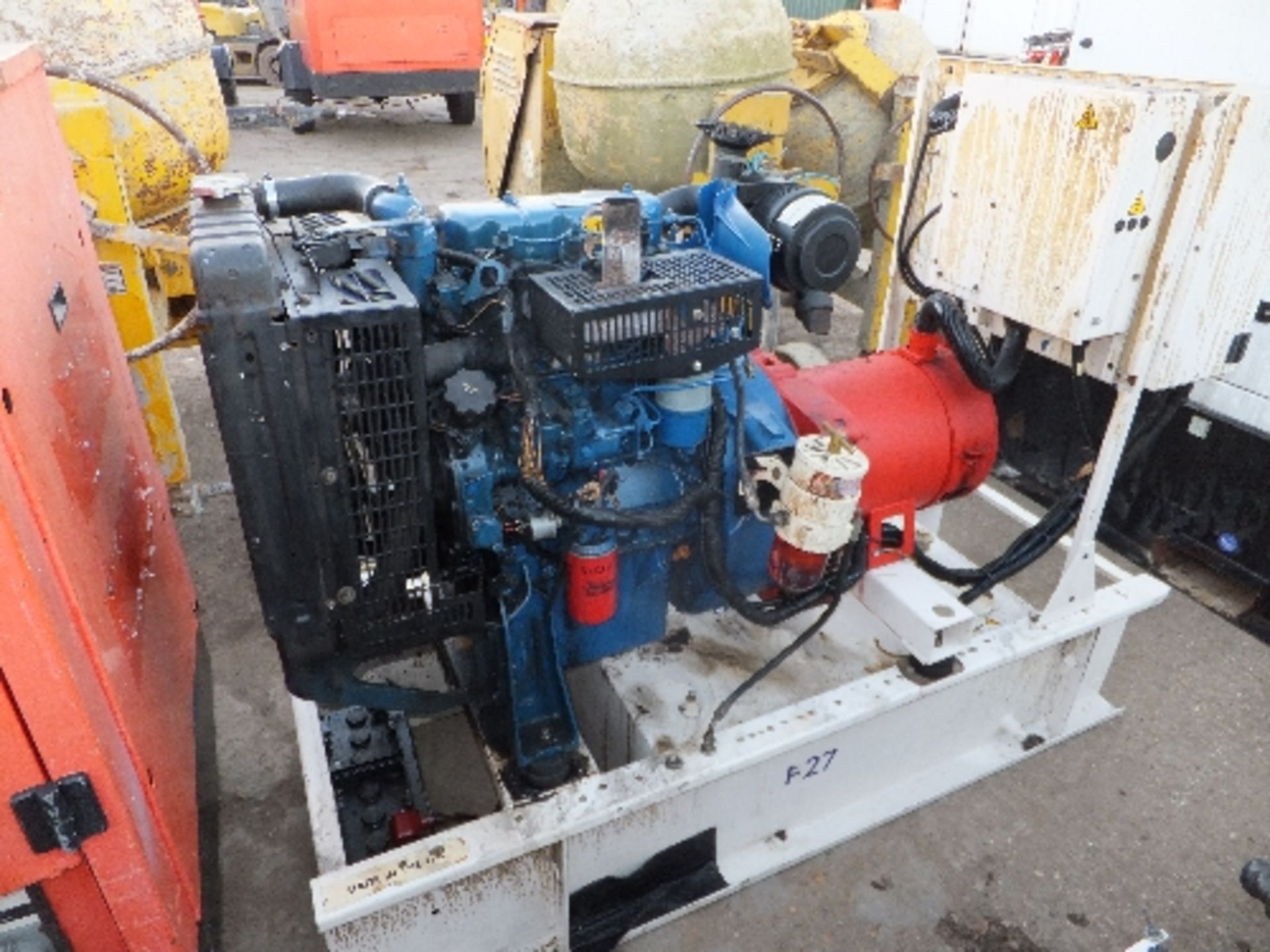 Fg wilson 27kva open set generator This lot is sold on instruction of Speedy