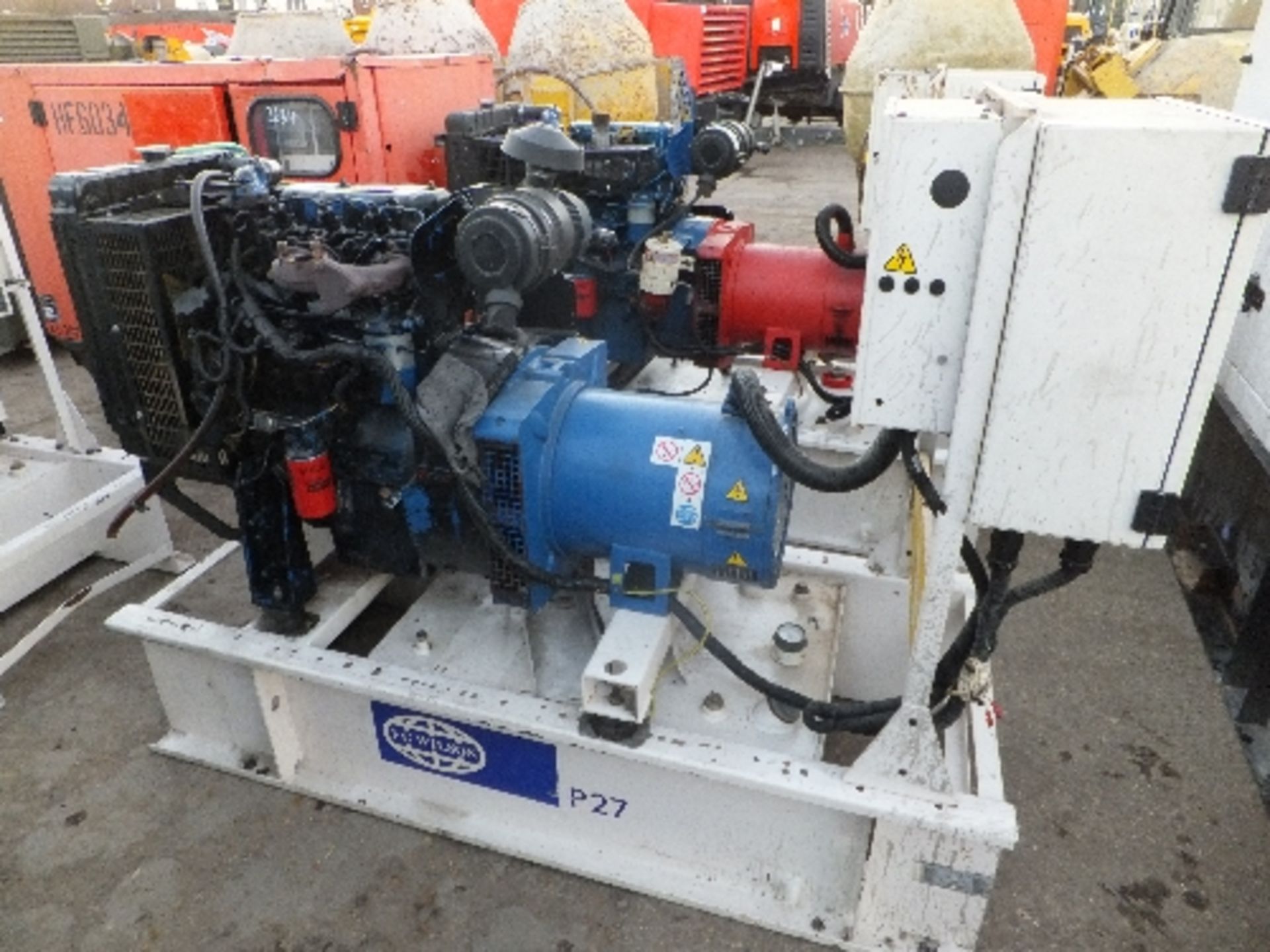 FG Wilson 27kva open set generator This lot is sold on instruction of Speedy - Image 2 of 2