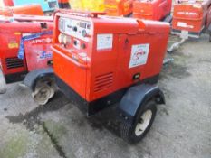 Arcgen Weldmaker 300AVC road tow generator RMP This lot is sold on instruction of Speedy