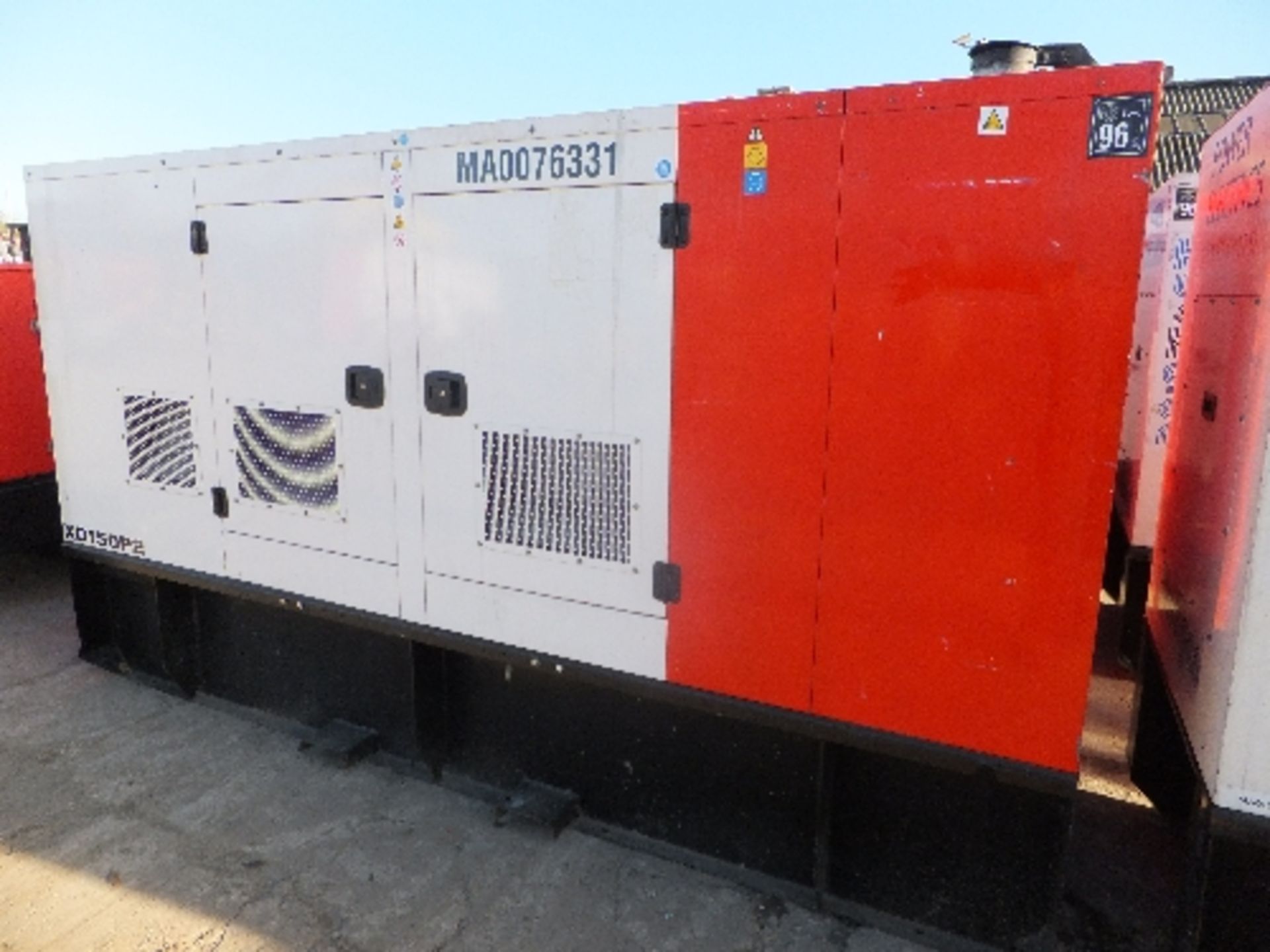 FG Wilson 150kva generator 19,000 hrs RMP This lot is sold on instruction of Speedy