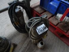 2 sub pumps 110v