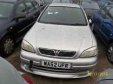 Vauxhall Astra SRI 16V - WA52 UFR Date of registration: 17.09.2002 2198cc, petrol, manual, silver