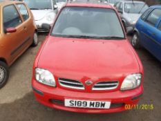 Nissan Micra Ally - S189 MBW Date of registration: 10.12.1998 998cc, petrol, manual, red Odometer