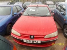 Peugeot 406 GLX - S151 DYJ Date of registration: 30.09.1998 1998cc, 4 speed automatic, red